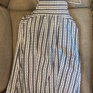 Patterned striped dress